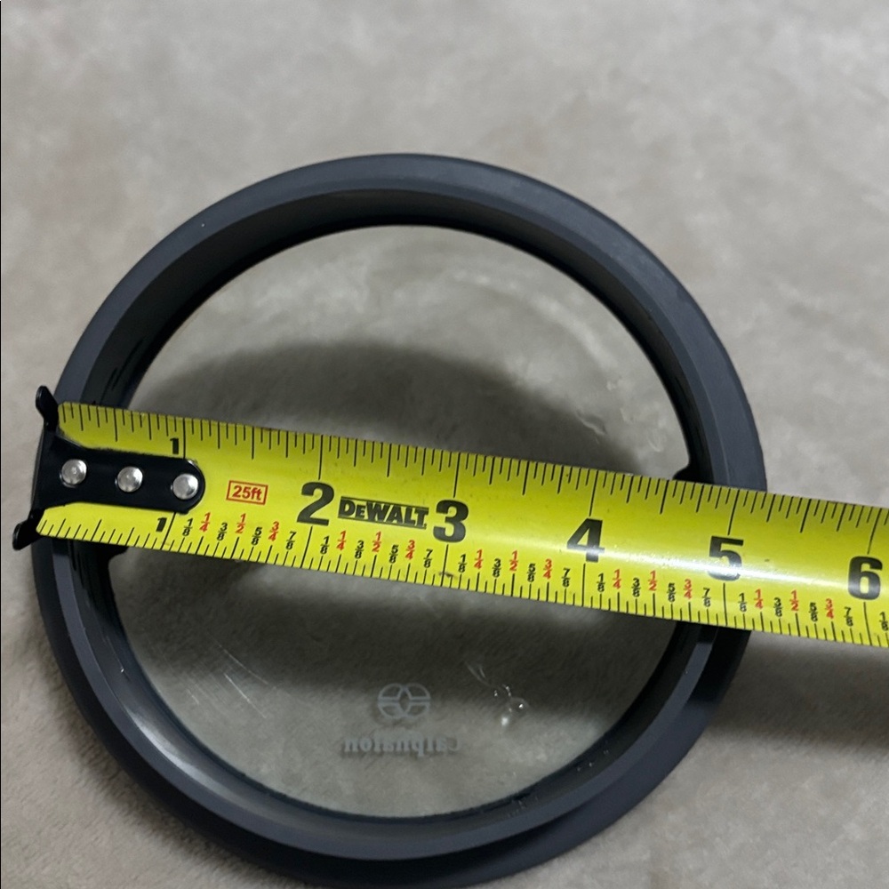 Calphalon Gray Silicone and Glass Cookware Lid - Picture 3 of 4